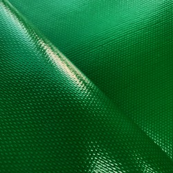 Ткань ПВХ 600 гр/м2 плотная, Зелёный (Ширина 150см), на отрез  в Можайске