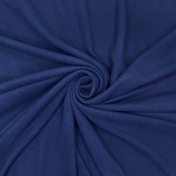 Флис Односторонний 130 гр/м2, цвет Темно-синий (на отрез)  в Можайске