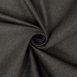 Ткань Рогожка (мебельная), цвет Тёмно-Серый (на отрез)  в Можайске