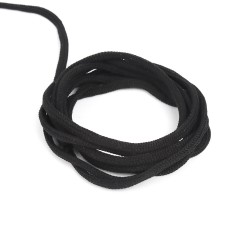 Шнур для одежды 4,5 мм, цвет Чёрный (на отрез)  в Можайске