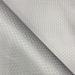 Ткань Оксфорд 300D PU Рип-Стоп СОТЫ, цвет Светло-Серый (на отрез)  в Можайске