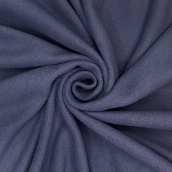 Ткань Флис Односторонний 130 гр/м2, цвет Темно-серый (на отрез)  в Можайске