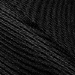 Прорезиненная ткань Оксфорд 600D ПВХ, Черный (на отрез)  в Можайске