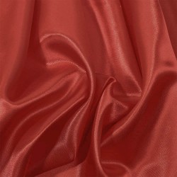 Ткань Атлас-сатин, цвет Красный (на отрез)  в Можайске
