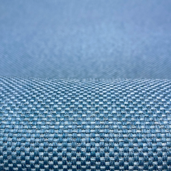 Ткань Блэкаут для штор светозатемняющая 85% &quot;Рогожка Синяя&quot; (на отрез)  в Можайске