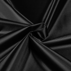 *Ткань Оксфорд 210D PU, цвет Черный (на отрез)  в Можайске