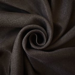 Ткань Блэкаут для штор светозатемняющая 75% &quot;Рогожка Темно-коричневая&quot; (опт)  в Можайске