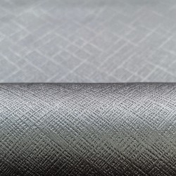 Ткань Блэкаут для штор светозатемняющая 100% &quot;Орнамент Серый&quot; (на отрез)  в Можайске